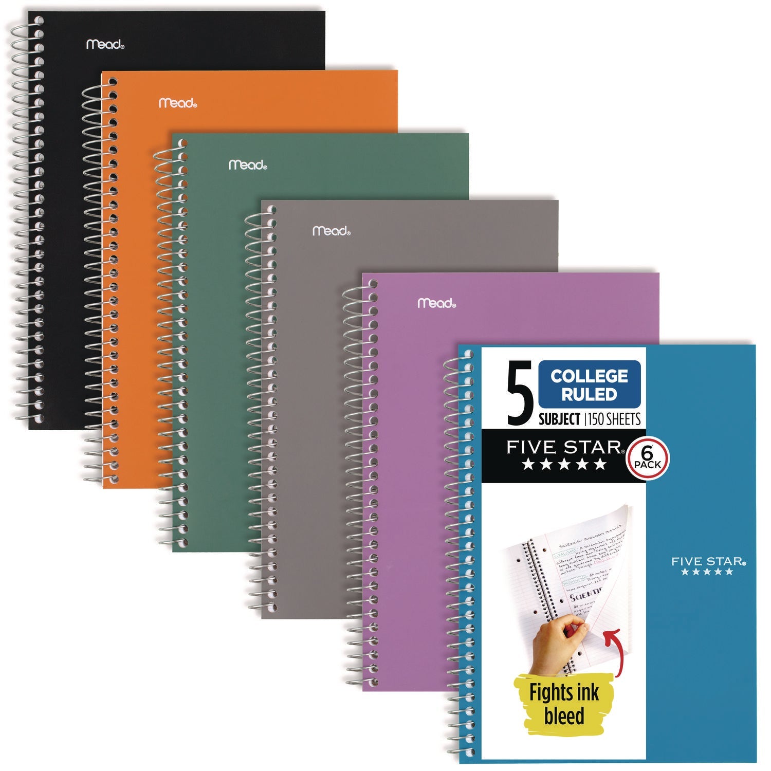 five-star-wirebound-notebook-5-subject-medium-college-rule-assorted-cover-color-150-9-5-x-6-63-sheets-6-pack-mea840030a_1