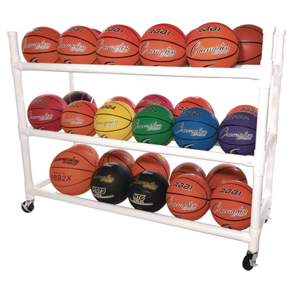 champion-sports-30-basketball-heavy-duty-cart-heavy-duty-plastic-176-lb-capacity-19-x-55-x-45-white-csi30cart_2