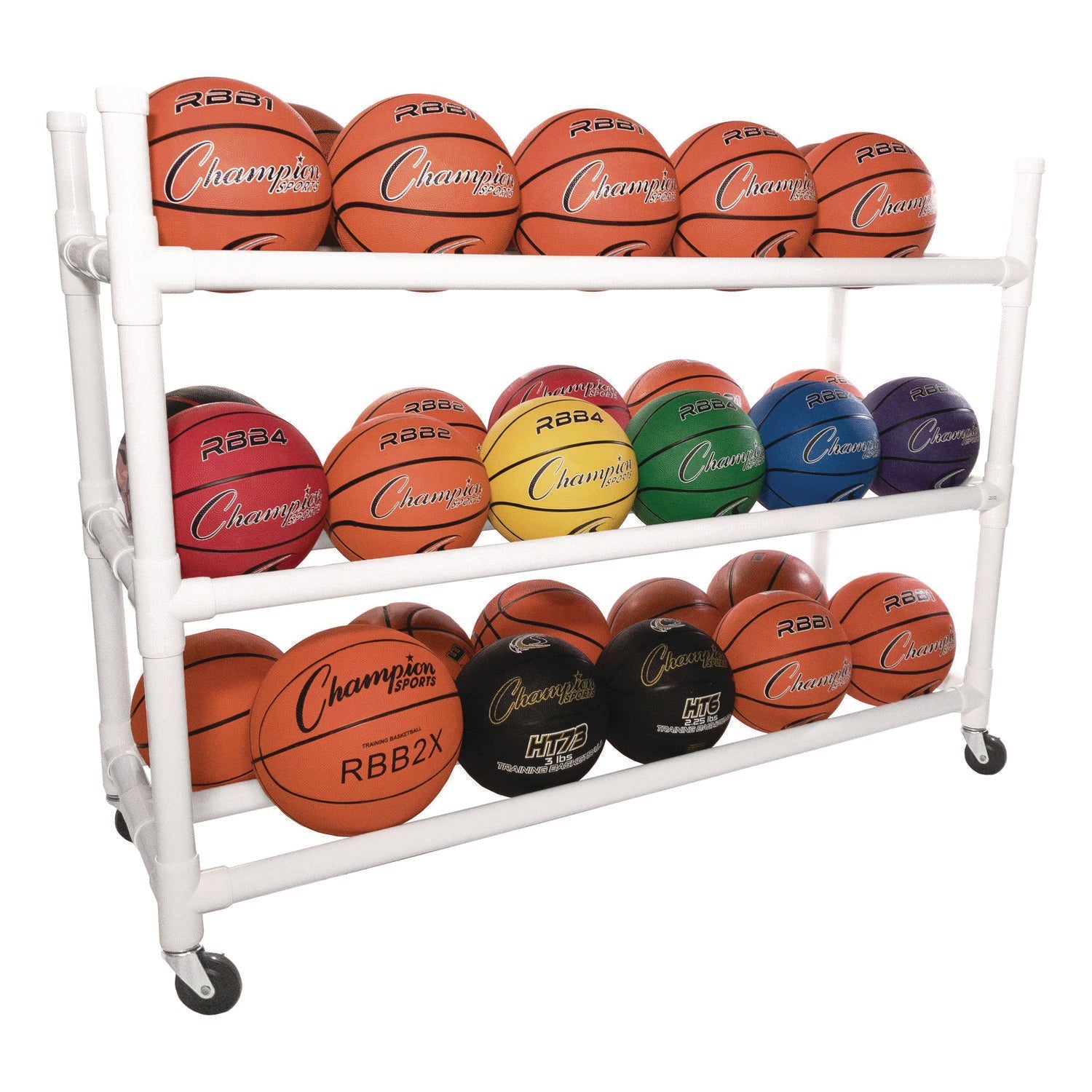 champion-sports-30-basketball-heavy-duty-cart-heavy-duty-plastic-176-lb-capacity-19-x-55-x-45-white-csi30cart_4