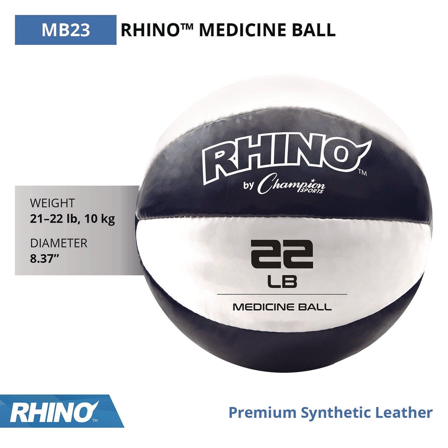 champion-sports-rhino-leather-medicine-ball-22-lb-black-white-csimb23_3
