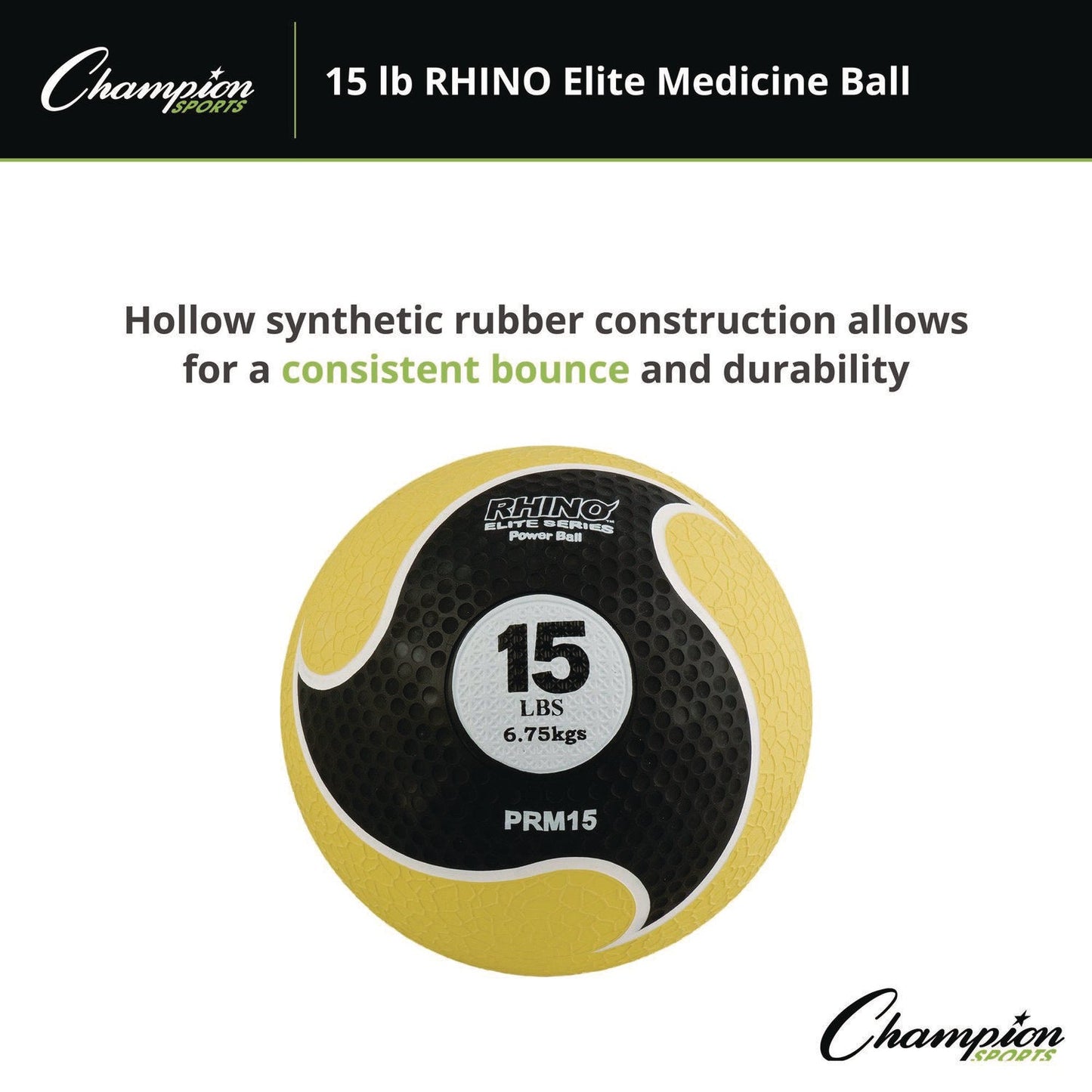 champion-sports-rhino-elite-medicine-ball-15-lb-yellow-csiprm15_5