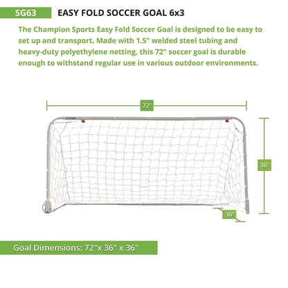 champion-sports-easy-fold-soccer-goal-6-ft-x-3-ft-1-25-dia-frame-csisg63_2