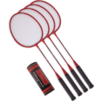 champion-sports-deluxe-volleyball-badminton-tournament-set-4-rackets-2-shuttlecocks-2-birdies-net-pump-volleyball-csicg202_6