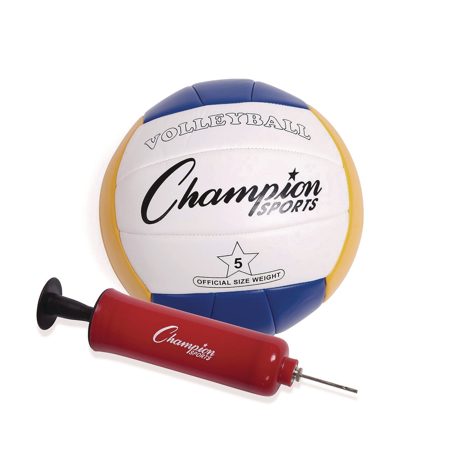 champion-sports-deluxe-volleyball-badminton-tournament-set-4-rackets-2-shuttlecocks-2-birdies-net-pump-volleyball-csicg202_7