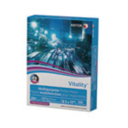 xerox™ Vitality Multipurpose Print Paper, 92 Bright, 3-Hole, 20 lb Bond Weight, 8.5 x 11, White, 500/Ream (XER3R02641RM)