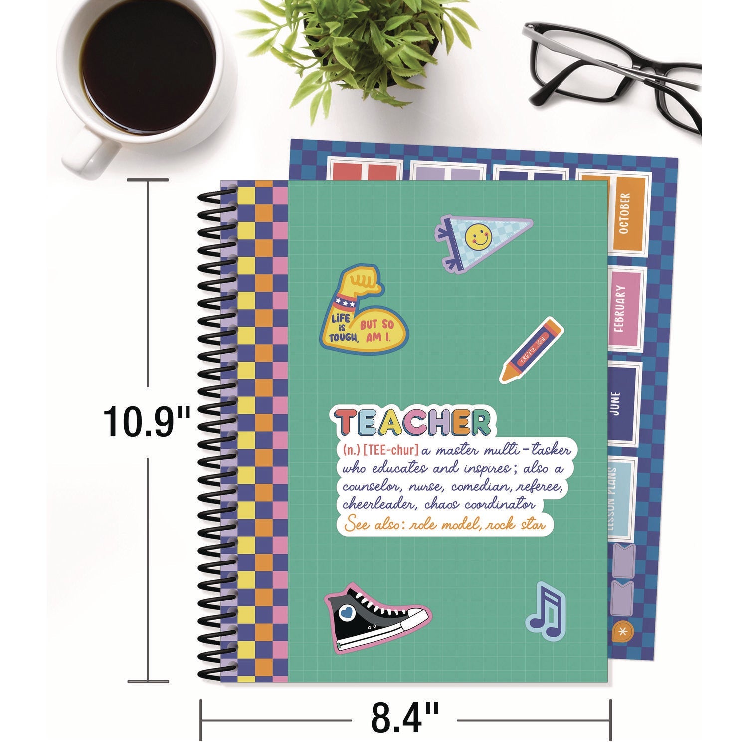 carson-dellosa-education-teacher-planners-weekly-monthly-two-page-spread-11-x-8-5-multicolor-cover-we-stick-together-theme-cdp105050_2