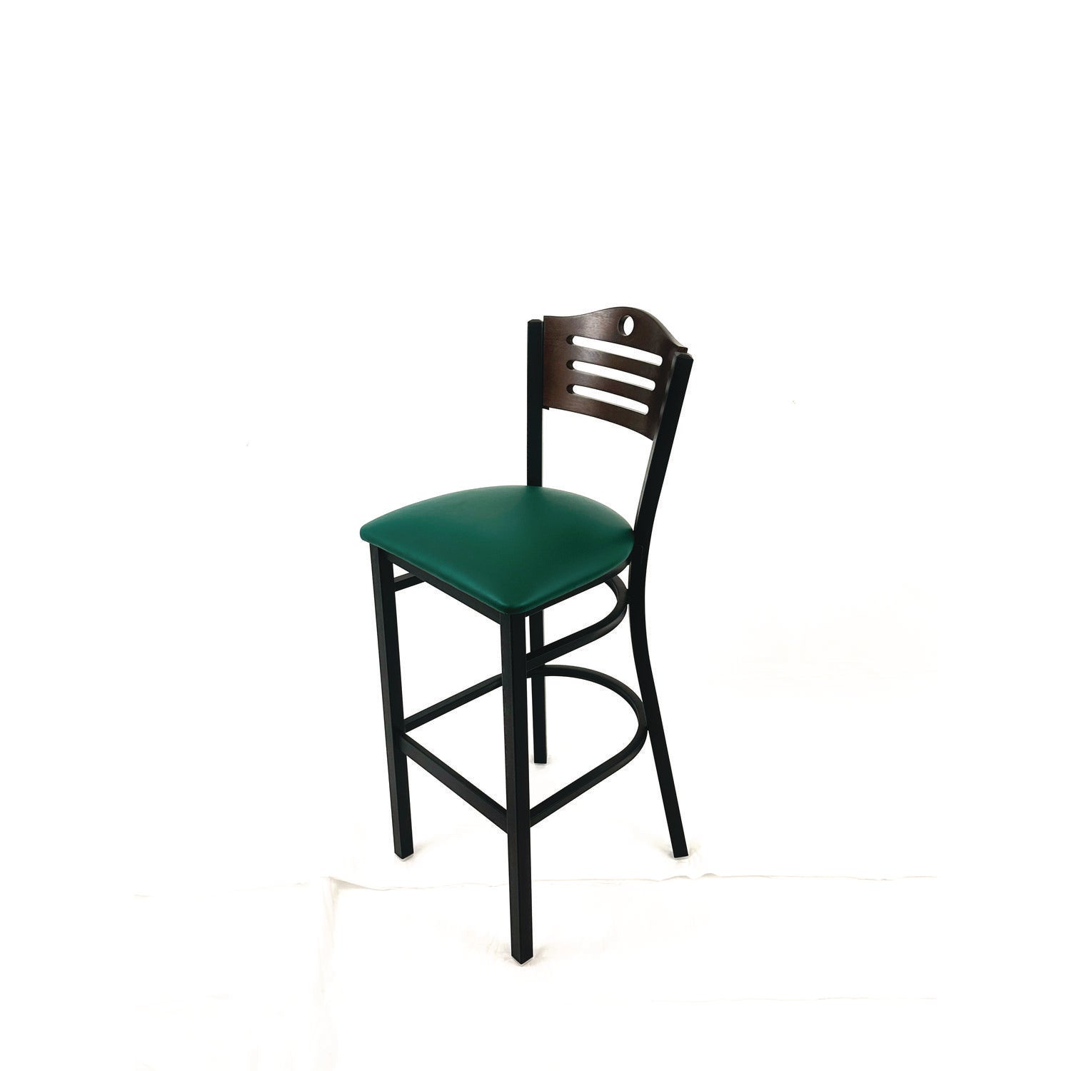 jmc-furniture-eagle-series-barstool-supports-up-to-300-lb-28-5-seat-height-green-seat-dark-walnut-back-black-base-jmcebbvgrnc_2