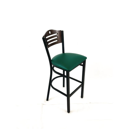 jmc-furniture-eagle-series-barstool-supports-up-to-300-lb-28-5-seat-height-green-seat-dark-walnut-back-black-base-jmcebbvgrnc_3