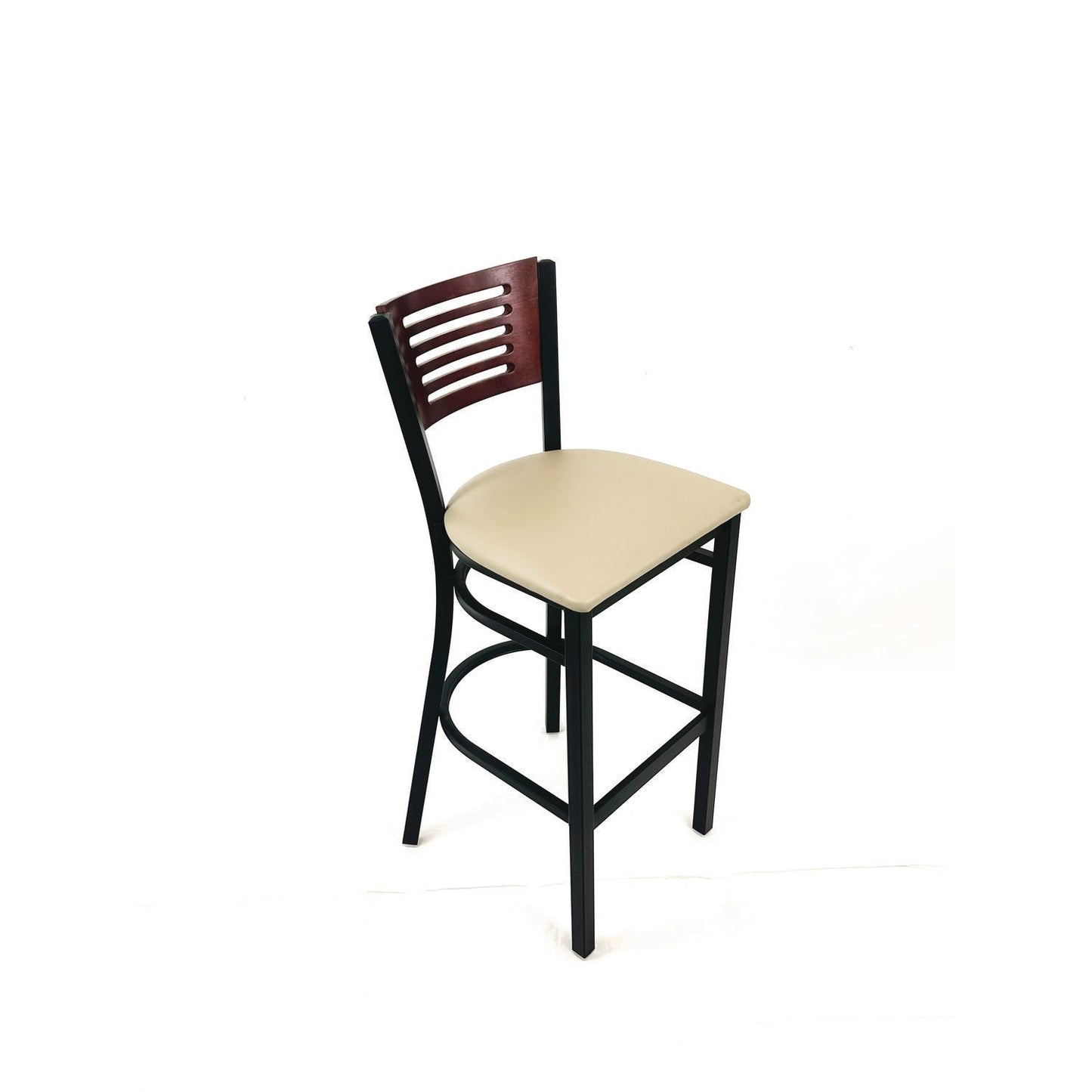 jmc-furniture-jones-river-series-barstool-supports-up-to-300-lb-28-5-seat-height-taupe-seat-dark-mahogany-back-black-base-jmcjrbbvtaub_3