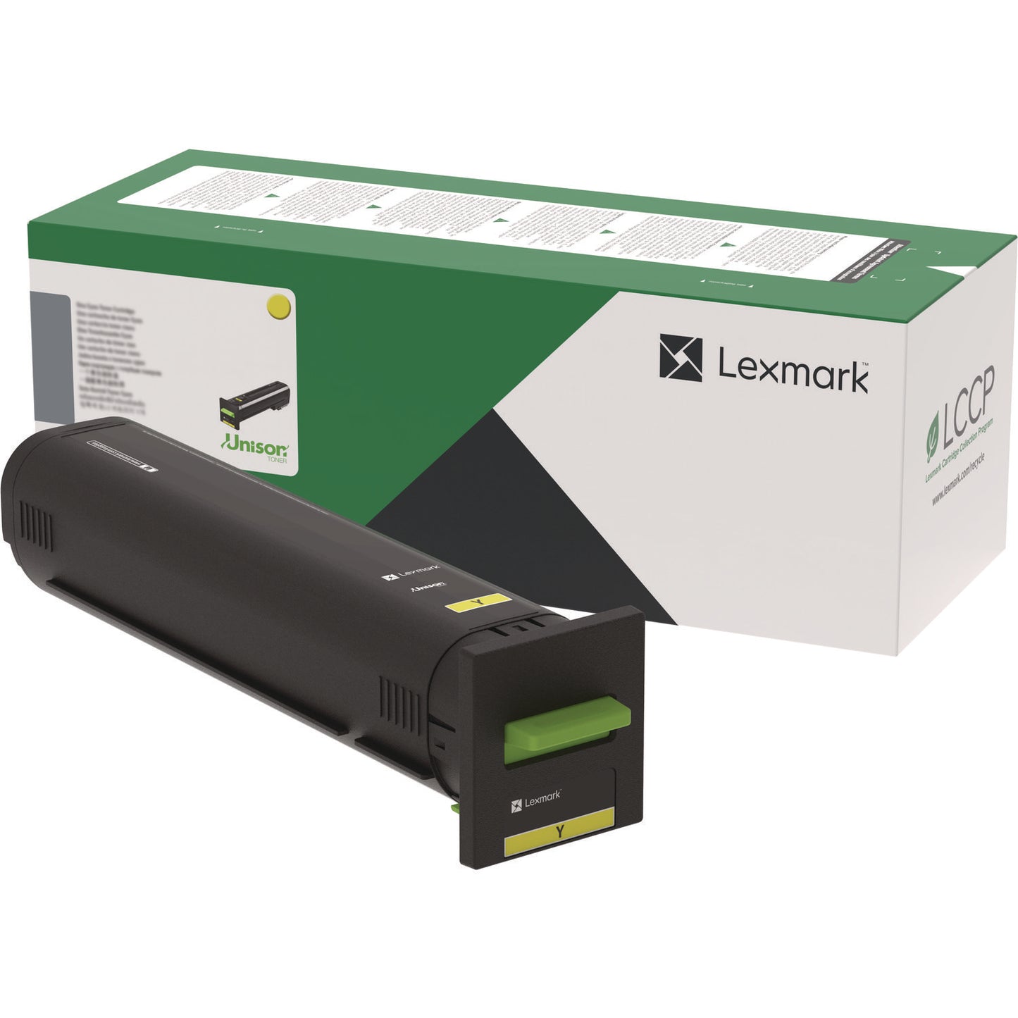 Lexmark™ 72K0XYG (CS82X) Extra High-Yield Return Program Toner, 22,000 Page-Yield, Yellow (LEX72K0XYG)