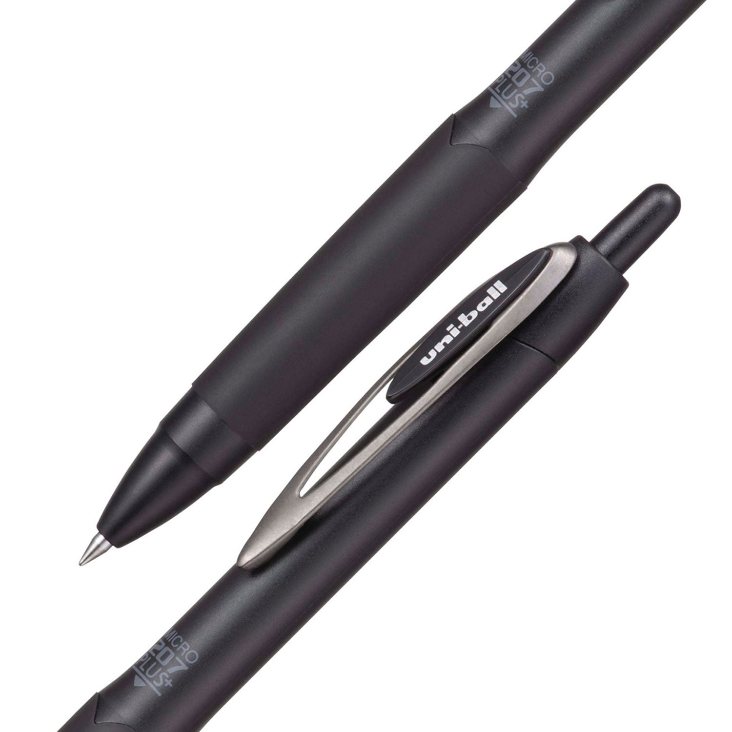 uniball-207-plus-gel-pen-retractable-micro-0-5-mm-black-ink-black-barrel-dozen-ubc70606_4