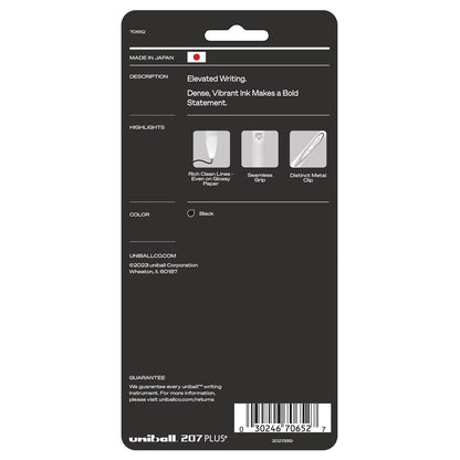 uniball-207-plus-gel-pen-retractable-medium-0-7-mm-black-ink-white-barrel-4-pack-ubc70652_2