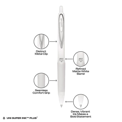 uniball-207-plus-gel-pen-retractable-medium-0-7-mm-black-ink-white-barrel-4-pack-ubc70652_8