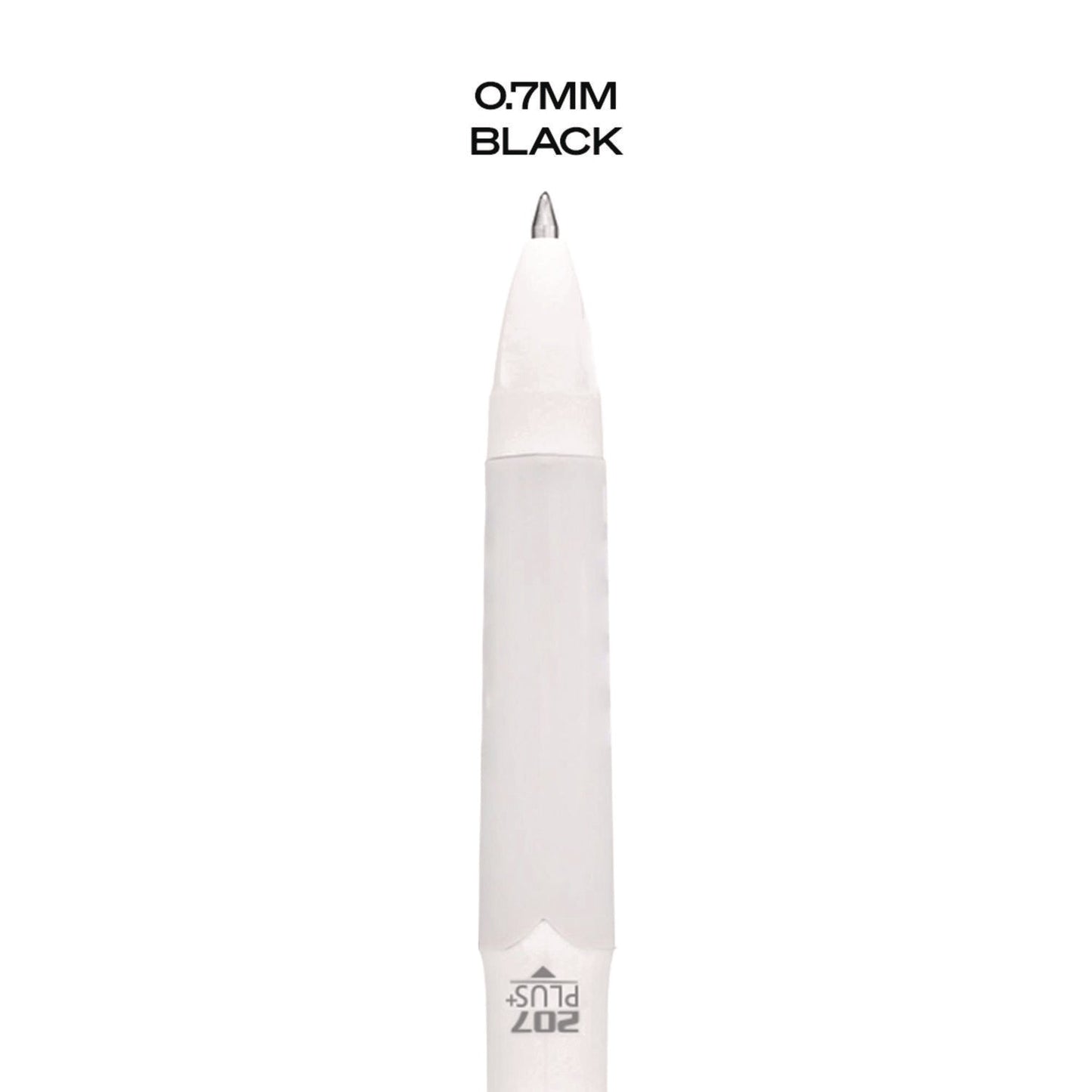 uniball-207-plus-gel-pen-retractable-medium-0-7-mm-black-ink-white-barrel-dozen-ubc70706_7