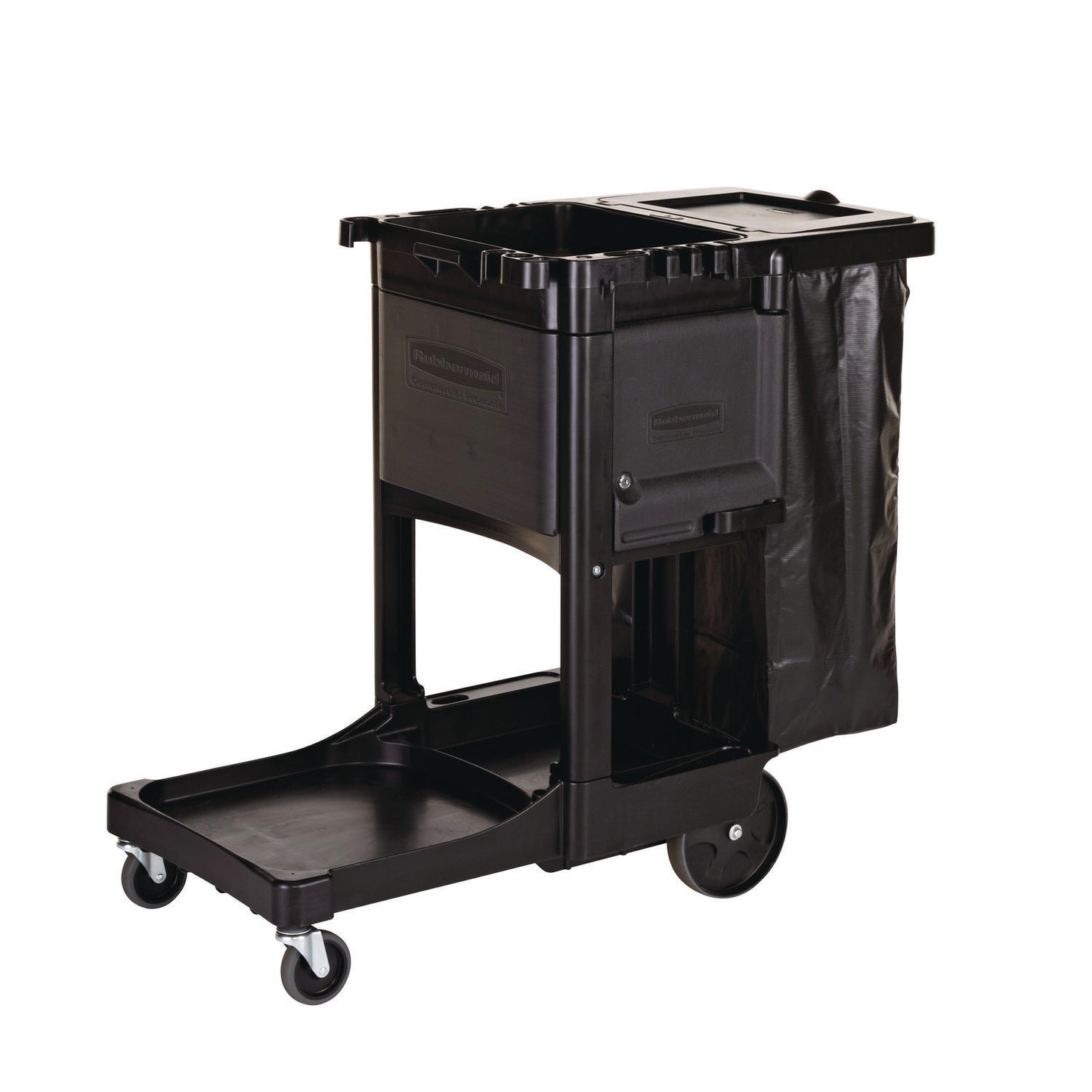 Rubbermaid® Commercial Cleaning Cart Locking Door Kit, Black (RCP1861443)