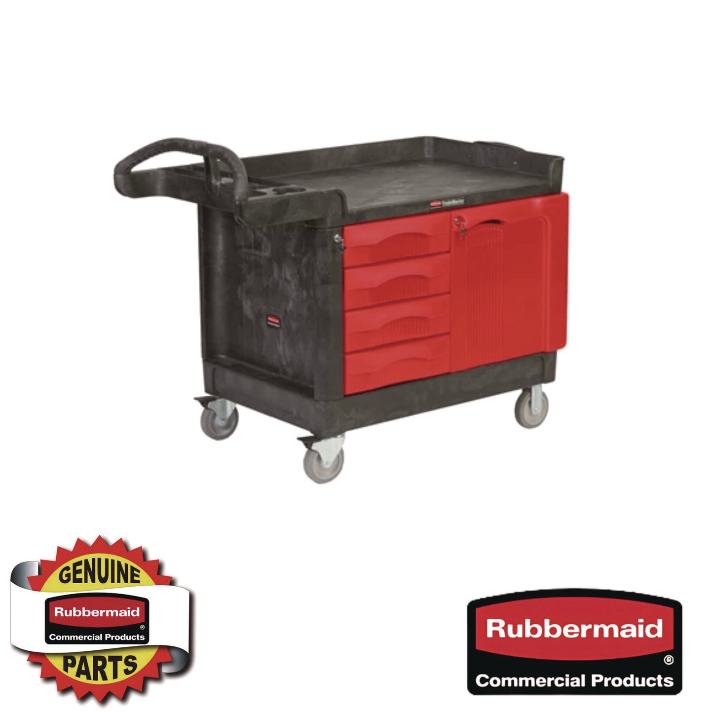 Rubbermaid® Commercial Door Hardware Kit (Lock), Gray (SGS4512L6)