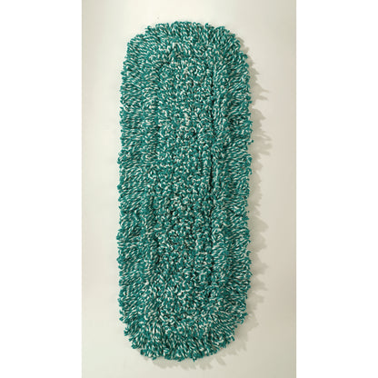 Rubbermaid® Commercial Microfiber Loop Dust Mop, 24" x 5", Green, 12/Carton (RCPJ853GRE)