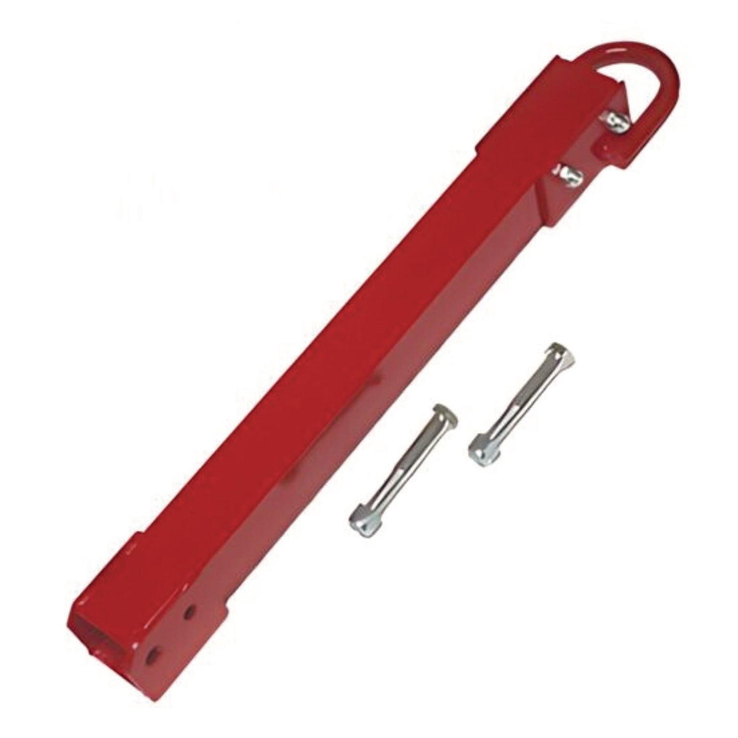 Rubbermaid® Commercial Hitch with Hardware for Towable/Trainable Tilt Trucks, Red (SGSFG1316L4RED)