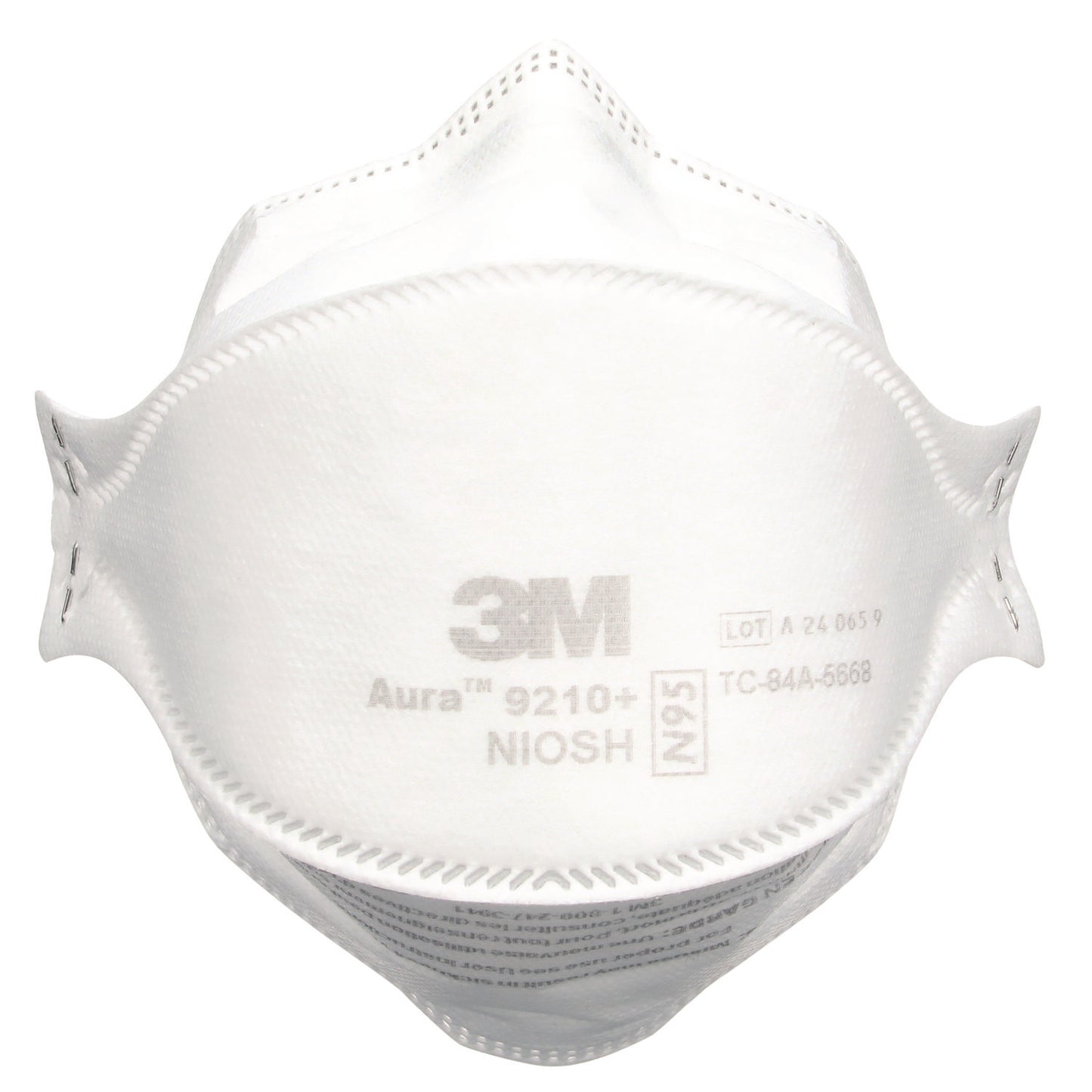 3M™ Aura Particulate Respirator 9205+, Standard Size, 12/Carton (MMM9205PLUSCT)