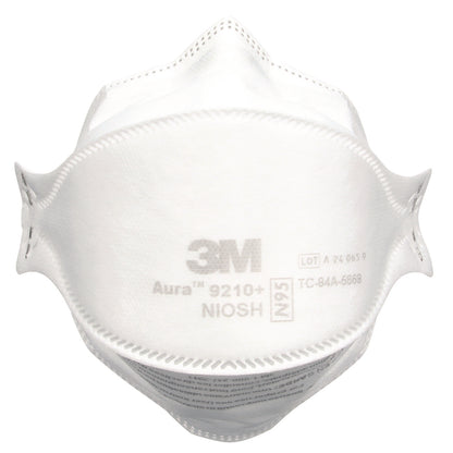 3M™ Aura Particulate Respirator 9205+, Standard Size, 12/Carton (MMM9205PLUSCT)