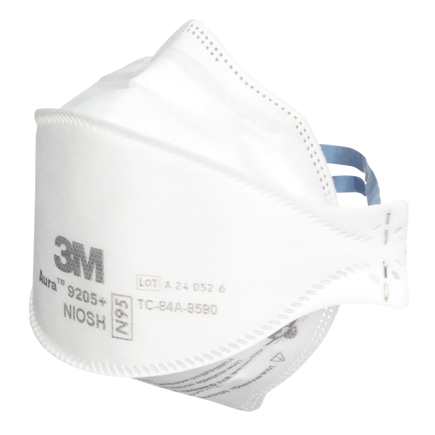 3M™ Aura Particulate Respirator 9205+, Standard Size, 12/Carton (MMM9205PLUSCT)