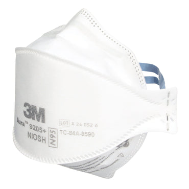 3M™ Aura Particulate Respirator 9205+, Standard Size, 12/Carton (MMM9205PLUSCT)