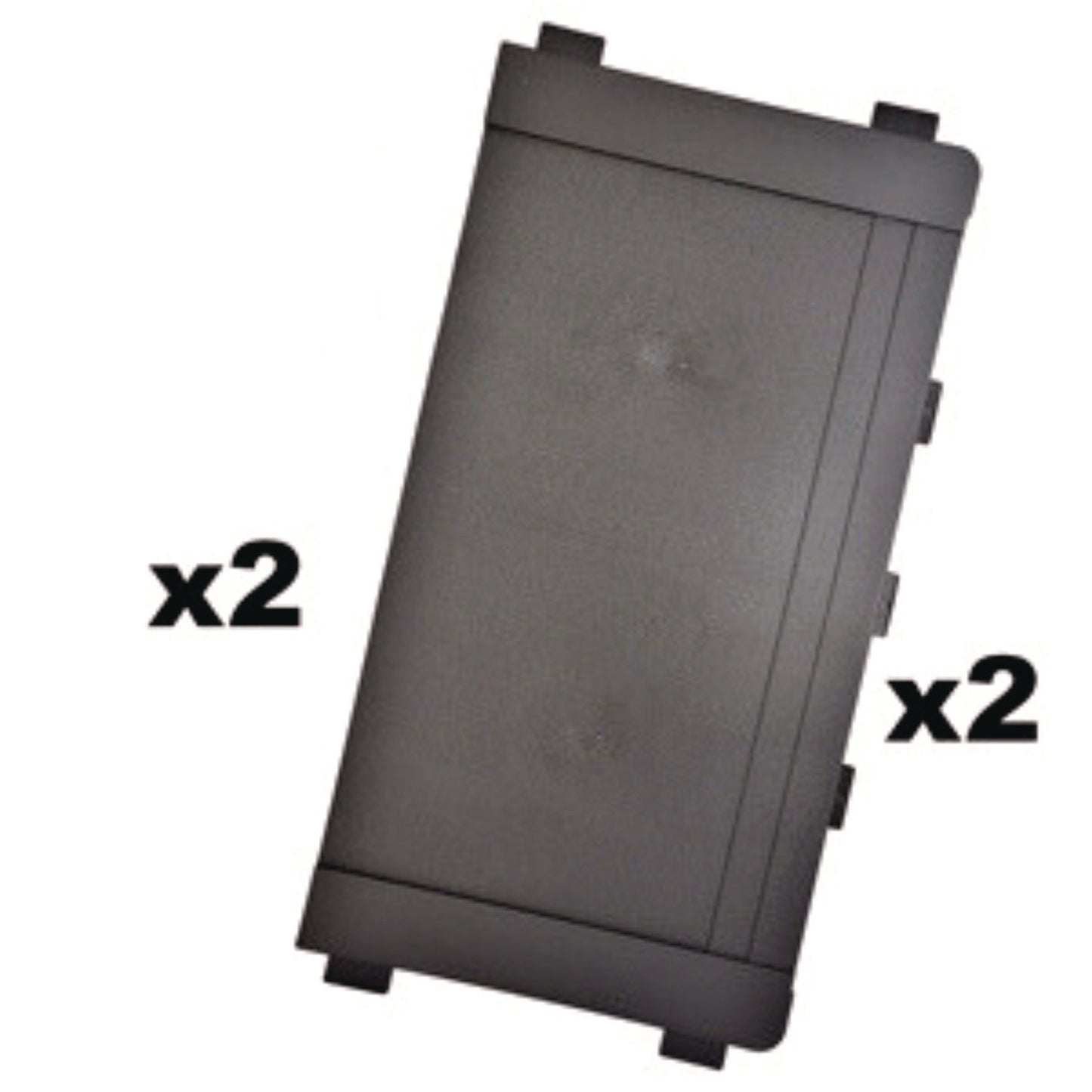 Rubbermaid® Commercial Back Panel Kit, Brown (SGS6189L2BRO)
