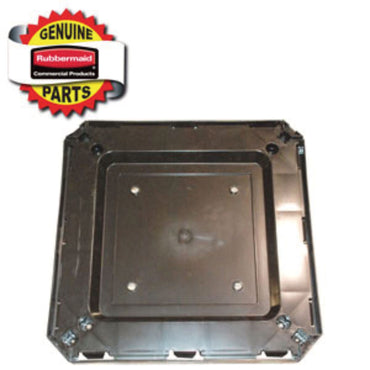 Rubbermaid® Commercial Base for 35 gal Landmark Series Container, 26 x 26 x 2, Sable (SGSFG3975L2SBLE)