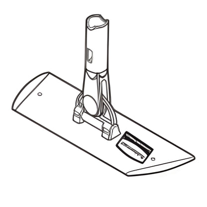 Rubbermaid® Commercial End Caps with Hardware, 18" x 1.5", Black (SGS1791803)