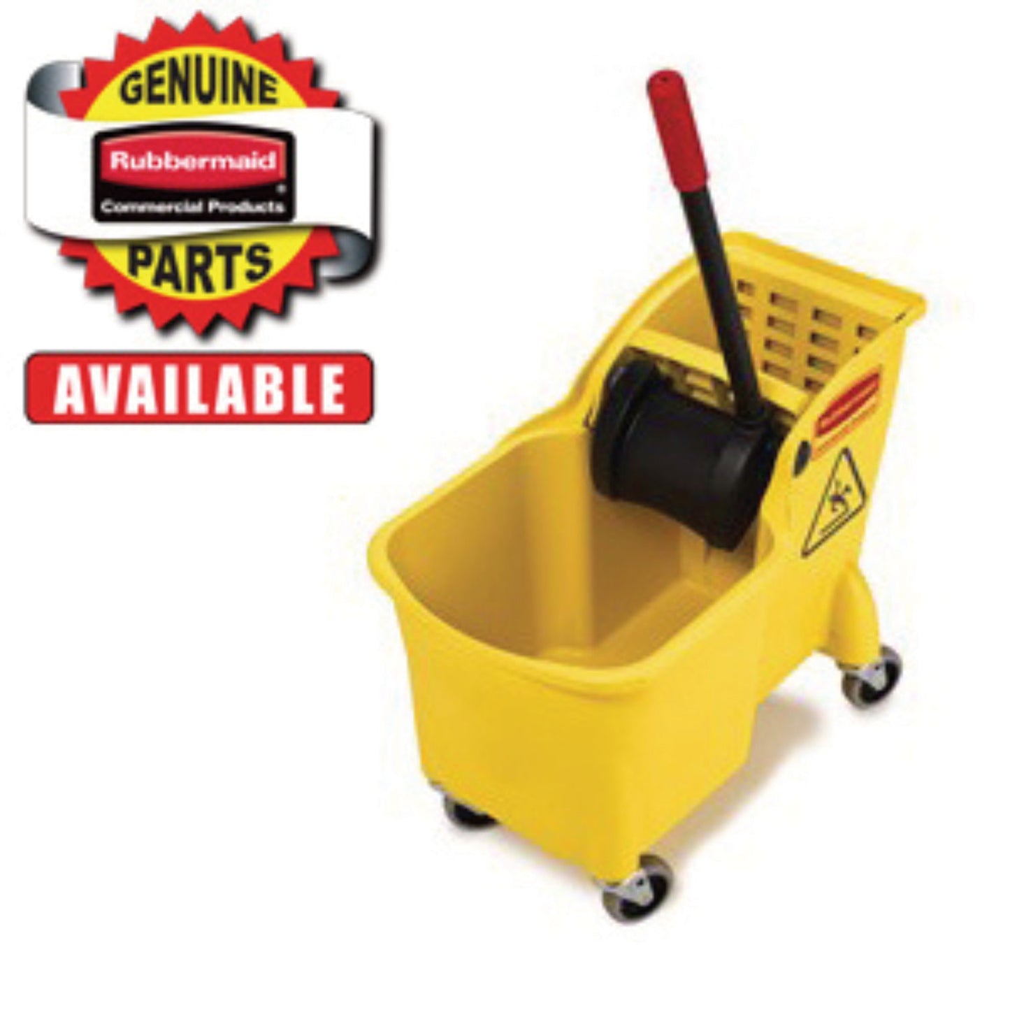 Rubbermaid® Commercial SRP Caster Kit, Four 2.5" Wheels, Gray (SGS1859135)