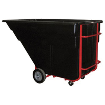 Rubbermaid® Commercial 4-Inch Swivel Plate Caster with Hardware, Black (SGSFG1025L40000)