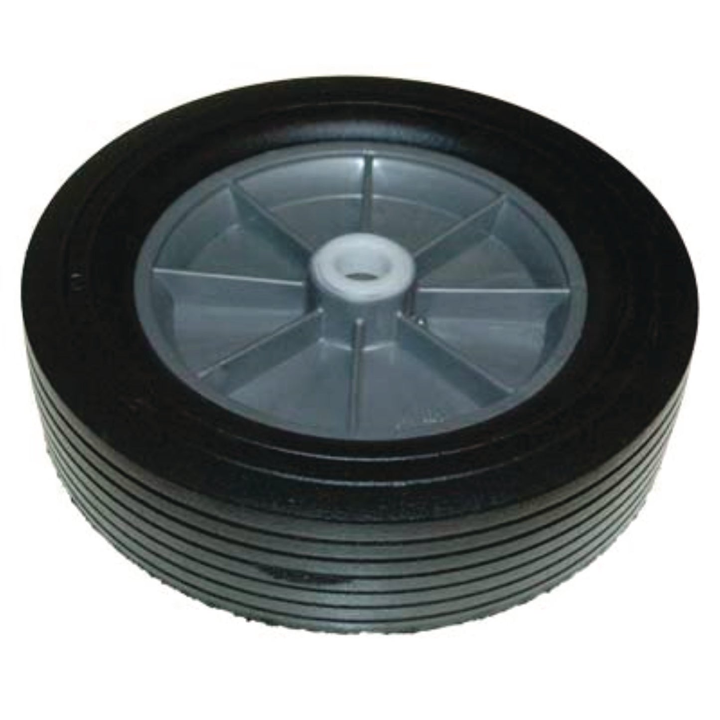 Rubbermaid® Commercial 12-Inch Wheel for 1.5 Cu Yd Standard Duty Tilt Truck, Black (SGSFG1025L60000)