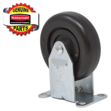 Rubbermaid® Commercial 4-Inch Rigid Caster, Black (SGSFG4608L40000)