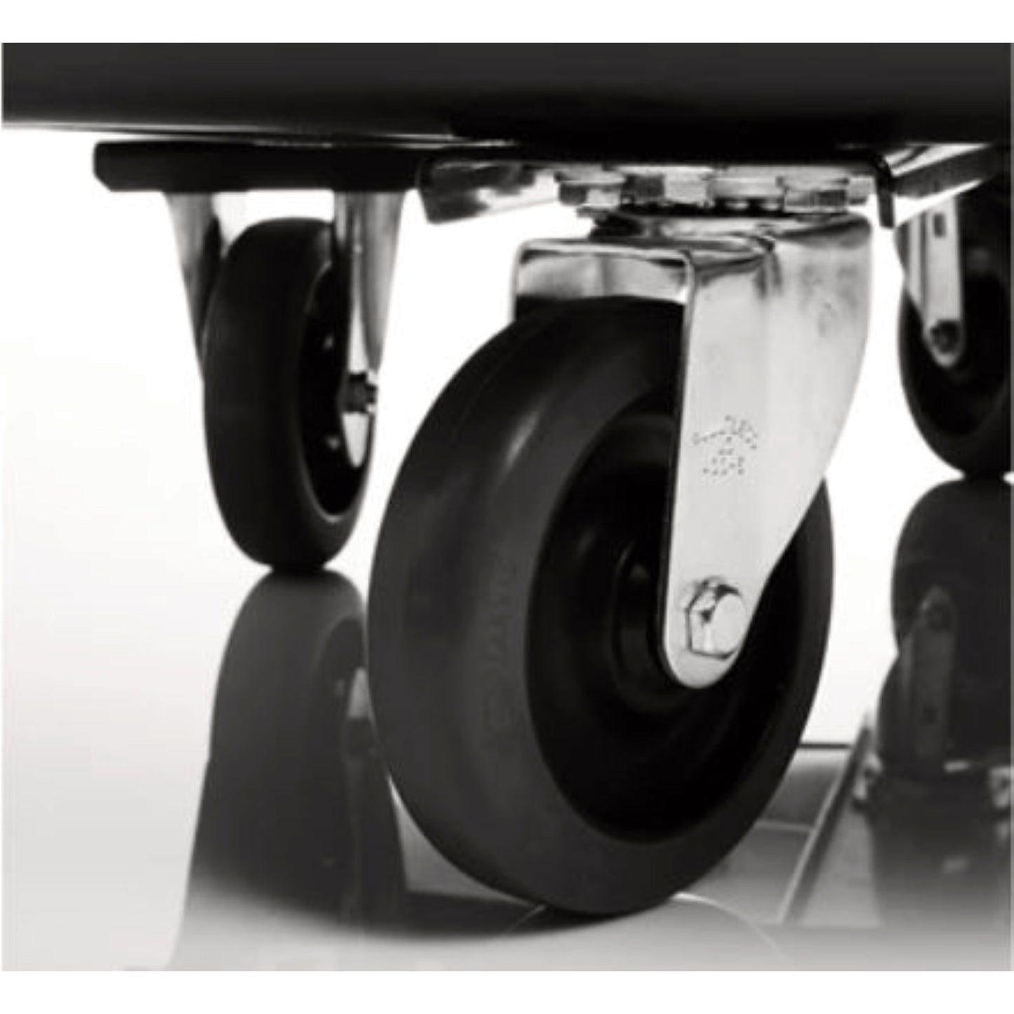 Rubbermaid® Commercial 4-Inch Rigid Caster, Black (SGSFG4608L40000)