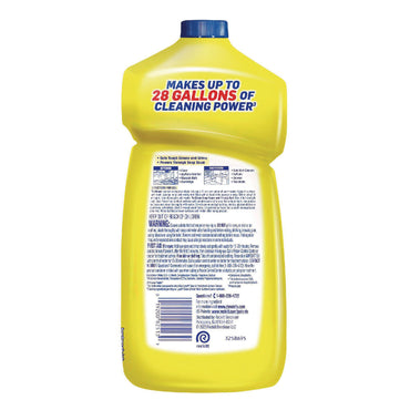 LYSOL® Brand Power Clean Concentrated Multi-Surface Cleaner, Lemon and Sunflower Essence, 28 oz Pour Bottle, 9/Carton (RAC82513CT)