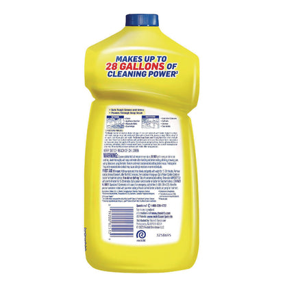 LYSOL® Brand Power Clean Concentrated Multi-Surface Cleaner, Lemon and Sunflower Essence, 28 oz Pour Bottle, 9/Carton (RAC82513CT)