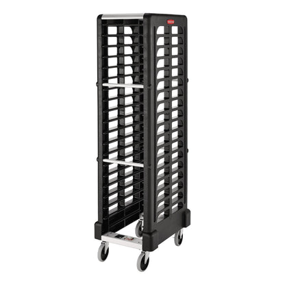 Rubbermaid® Commercial 5-Inch Swivel and Rigid Plate Caster Kit with Hardware, Gray (SGSFG3317L1BLA)