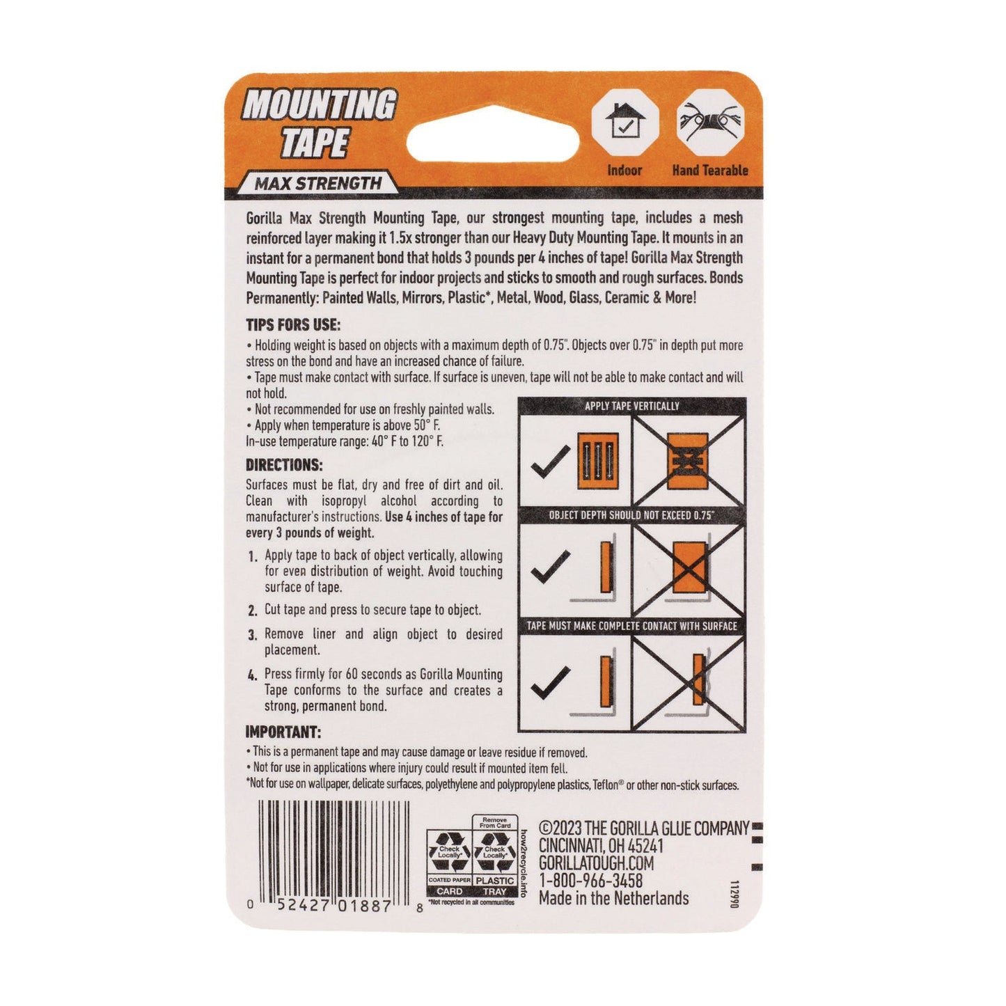 gorilla-max-strength-mounting-tape-permanent-holds-up-to-45-lb-3-lbs-per-4-in-1-x-60-black-gor112962_6