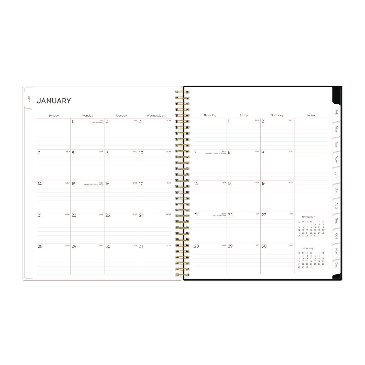 blue-sky-nevaeh-weekly-monthly-planner-floral-artwork-11-x-8-5-black-multicolor-cover-12-month-jan-to-dec-2025-bls143945_3