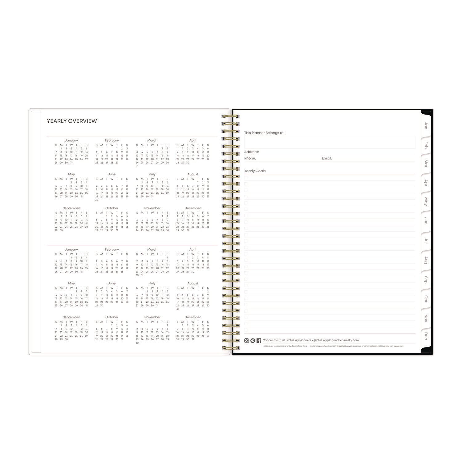 blue-sky-nevaeh-weekly-monthly-planner-floral-artwork-11-x-8-5-black-multicolor-cover-12-month-jan-to-dec-2025-bls143945_5
