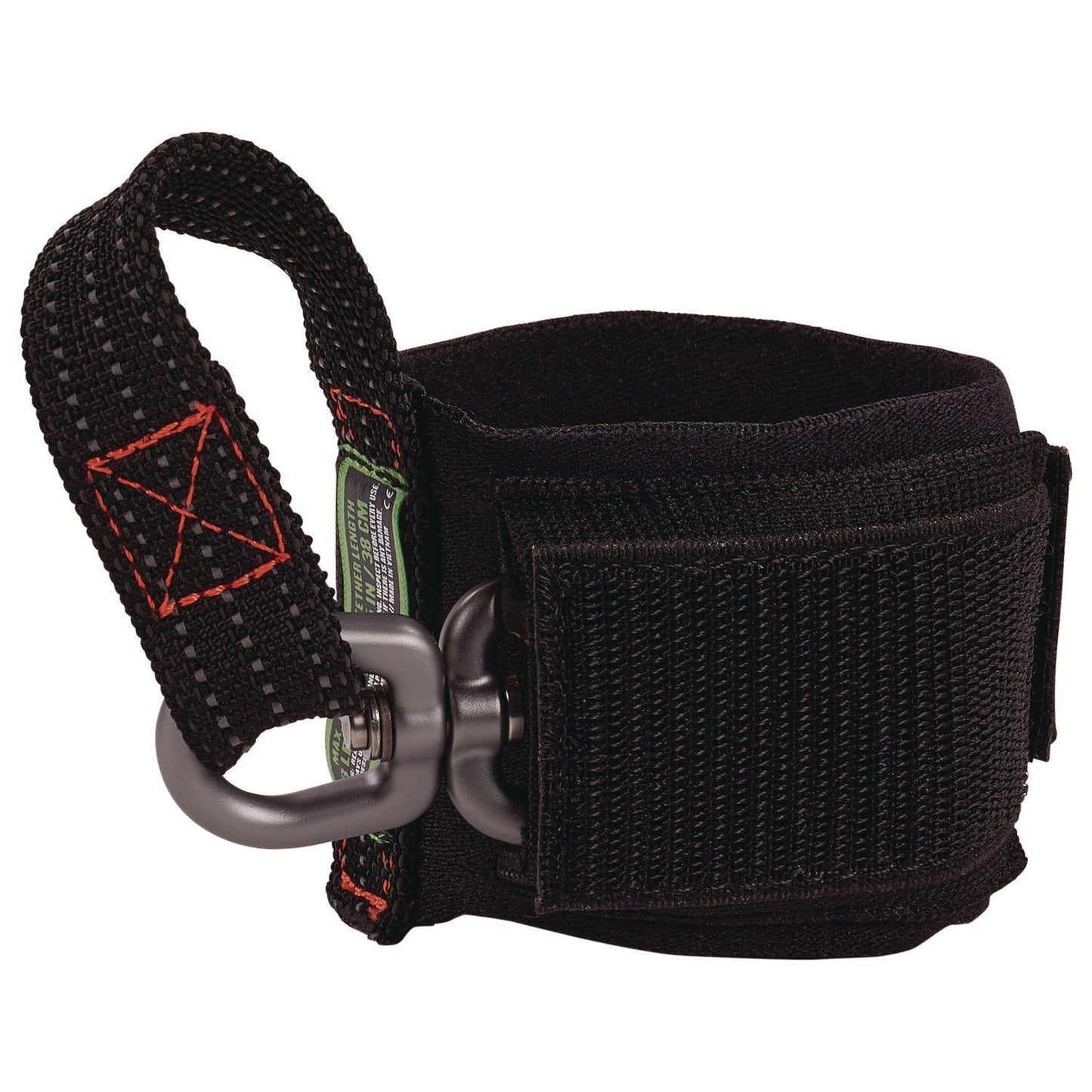 ergodyne-r-squids-3122-pull-on-wrist-tool-lanyard-with-carabiner-anchor-5-lb-max-working-capacity-7-long-black-ego19084_2