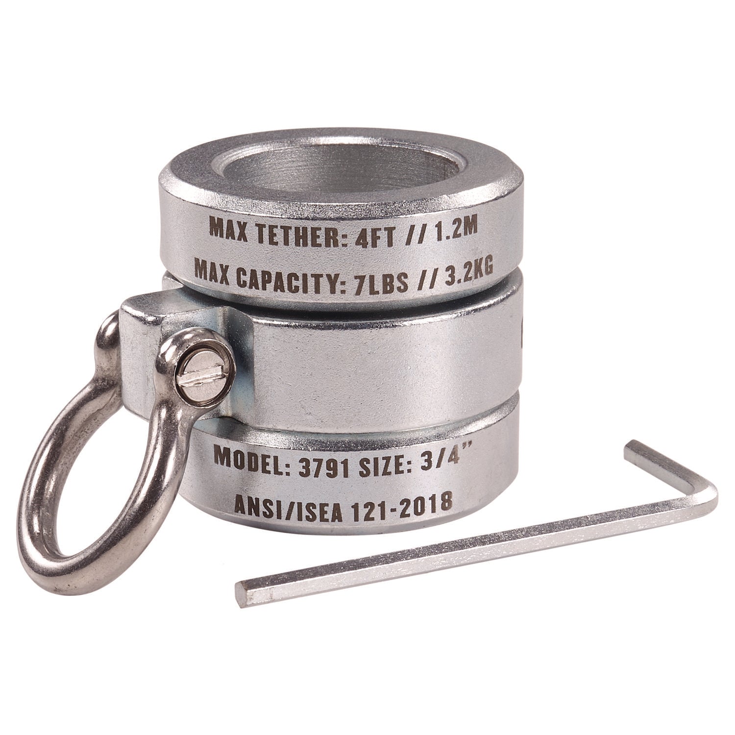ergodyne-r-squids-3791-sleever-connecting-bar-lock-collar-with-tool-attachment-point-7-lb-max-working-capacity-0-75-long-silver-ego19106_1