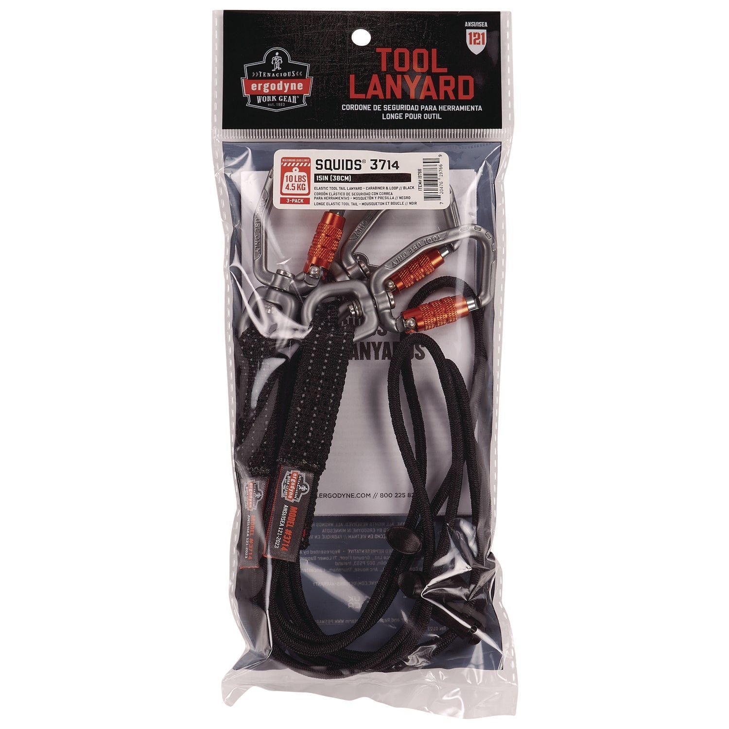 ergodyne-r-squids-3714-elastic-tool-tail-lanyard-w-carabiner-and-cinch-loop-10-lb-max-working-capacity-15-long-black-3-pack-ego19766_4
