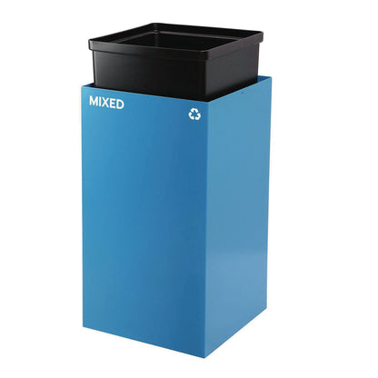 alpine-industries-29-gallon-trash-recycling-cans-steel-blue-mixed-recycling-can-with-square-lid-black-trash-can-with-square-lid-alh4450blkkit2_8