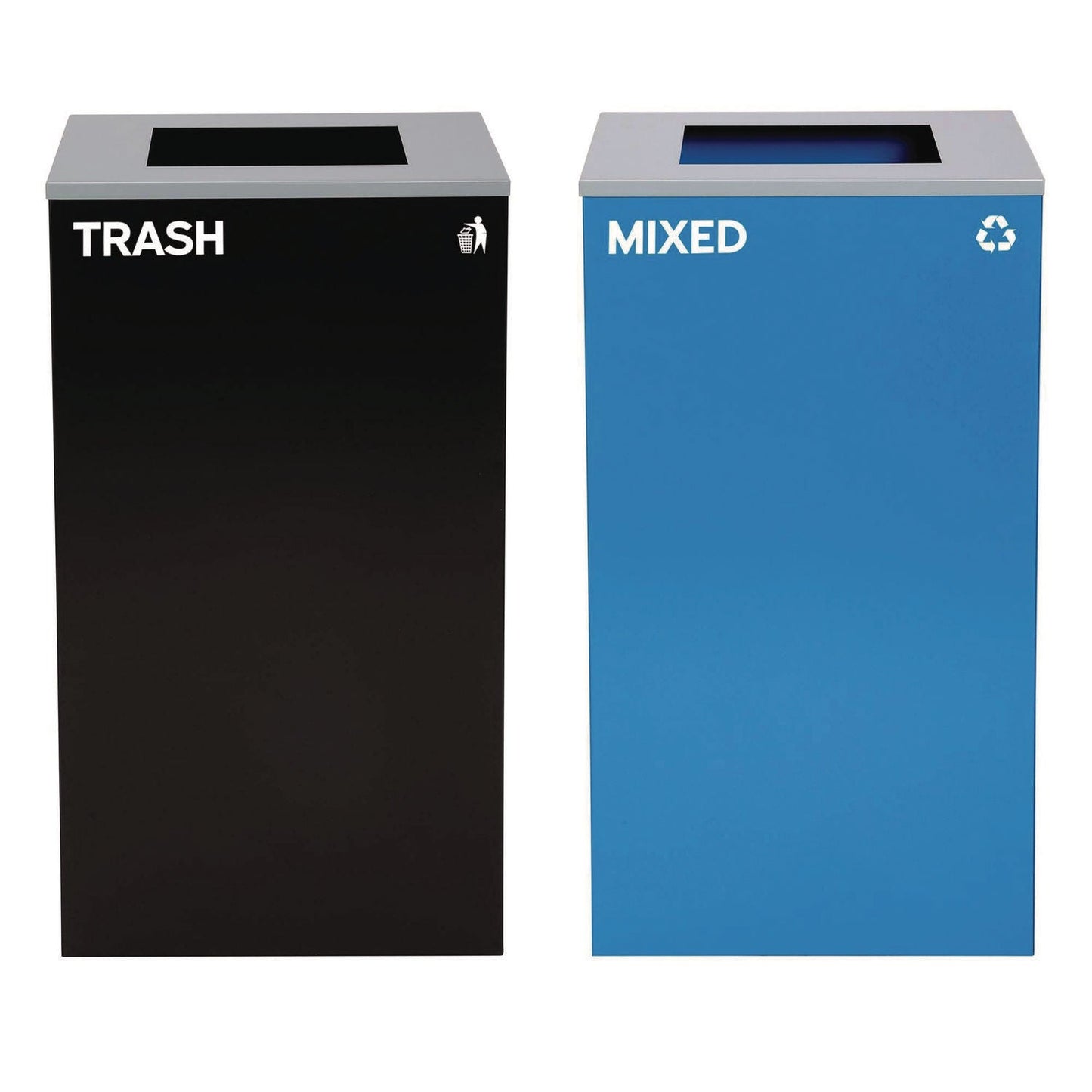 alpine-industries-29-gallon-trash-recycling-cans-steel-blue-mixed-recycling-can-with-square-lid-black-trash-can-with-square-lid-alh4450blkkit2_1