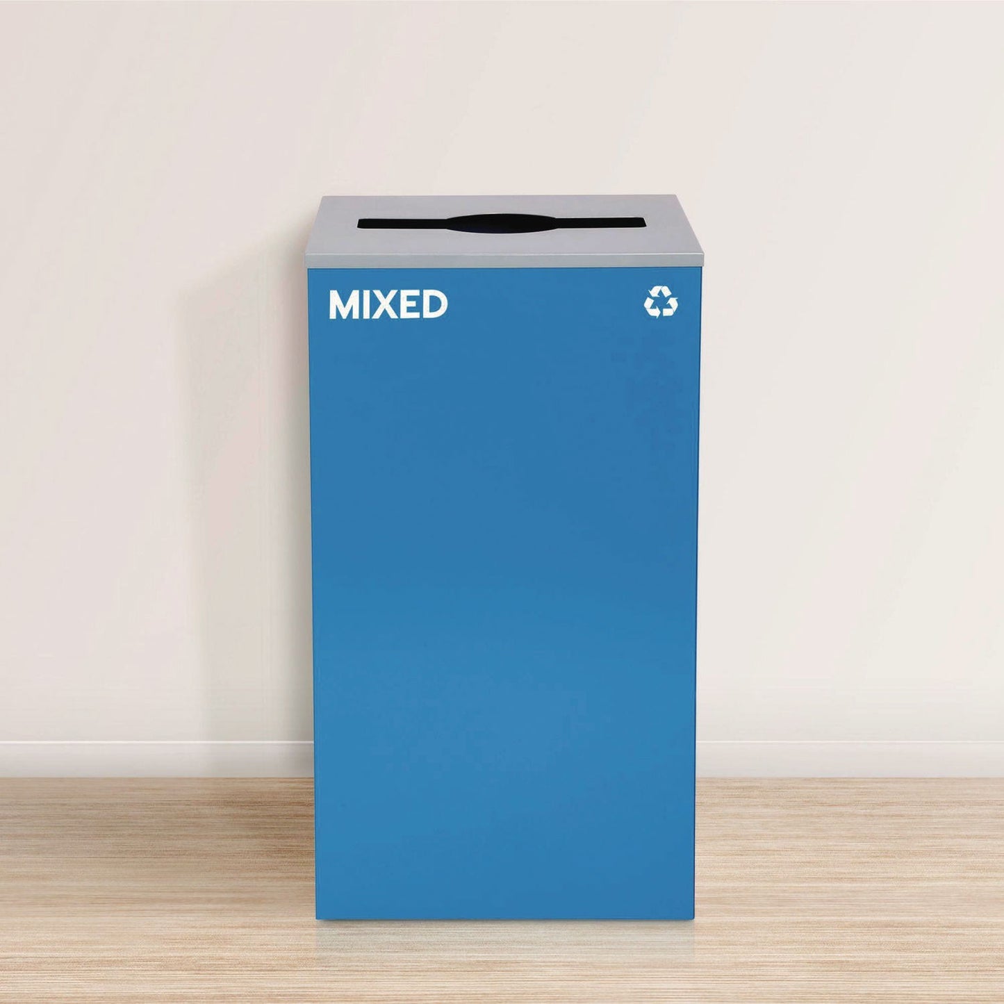 alpine-industries-29-gallon-trash-recycling-cans-steel-blue-mixed-recycling-with-mixed-lid-black-trash-can-with-square-lid-alh4450blkkit3_5