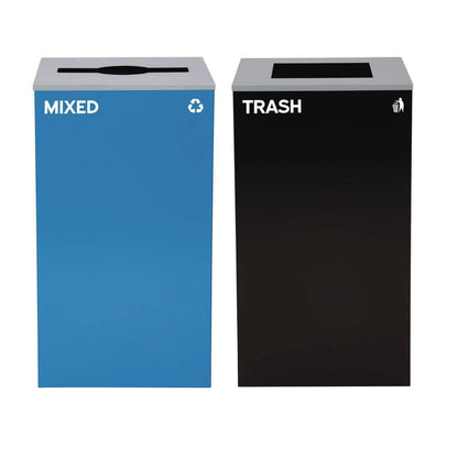 alpine-industries-29-gallon-trash-recycling-cans-steel-blue-mixed-recycling-with-mixed-lid-black-trash-can-with-square-lid-alh4450blkkit3_1