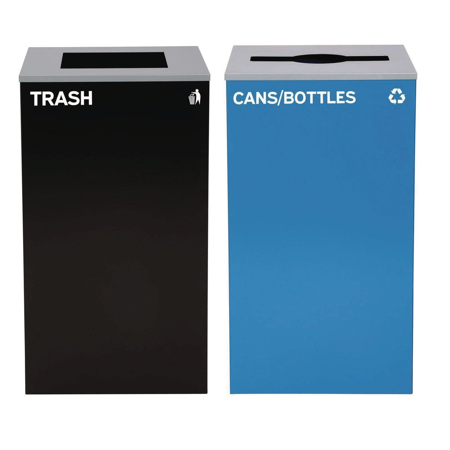 alpine-industries-29-gallon-trash-recycling-cans-steel-blue-cans-bottles-recycling-with-mixed-lid-black-trash-can-with-square-lid-alh4450blkkit5_1
