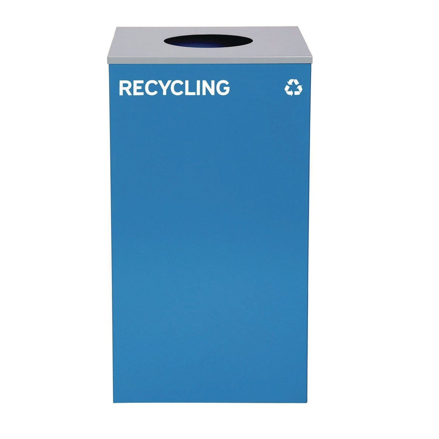 alpine-industries-29-gallon-trash-recycling-cans-steel-blue-recycling-with-circle-lid-black-trash-can-with-square-lid-alh4450blkkit6_7