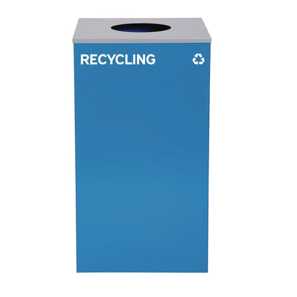 alpine-industries-29-gallon-trash-recycling-cans-steel-blue-recycling-with-circle-lid-black-trash-can-with-square-lid-alh4450blkkit6_7